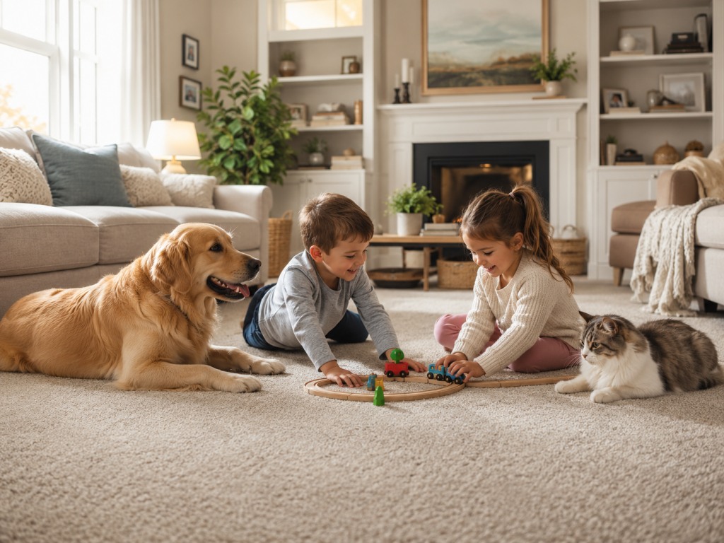 Kids and pet-friendly carpets Melbourne