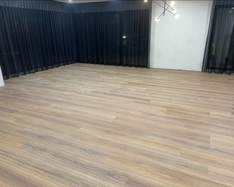 new flooring installation